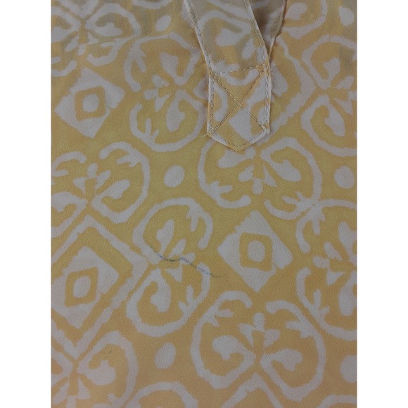 Chicos Womens Printed Ombre 3/4 Sleeve Sheer Popover Tunic Top Lightweight XL 3 - Picture 8 of 9